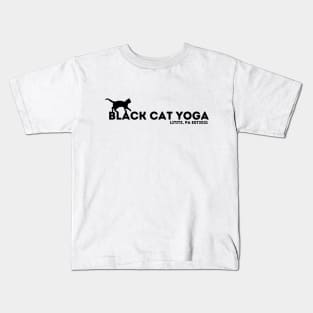 Black Cat Yoga Lititz Kids T-Shirt